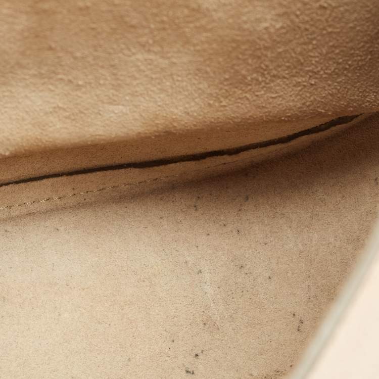 Pre Owned Chloe Gold Leather Small Drew Shoulder Bag