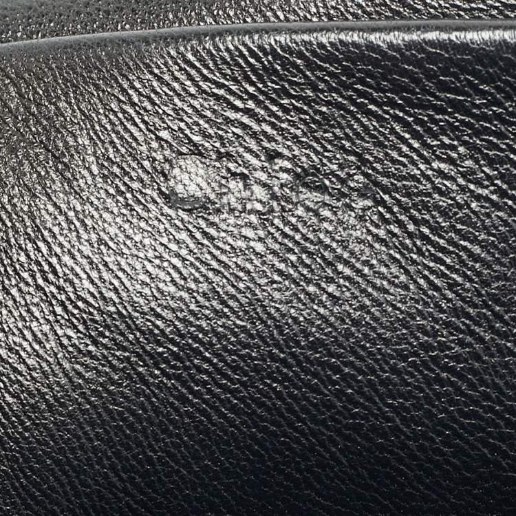 Pre Owned Chloe Black Leather Large Elsie Shoulder Bag