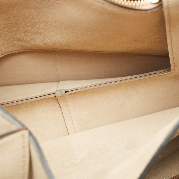Pre Owned Chloe Tan/Mustard Leather and Suede Faye Medium Shoulder Bag