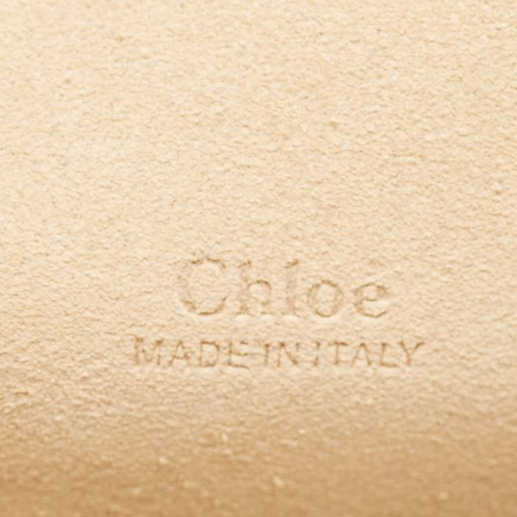 Pre Owned Chloe Tan/Mustard Leather and Suede Faye Medium Shoulder Bag