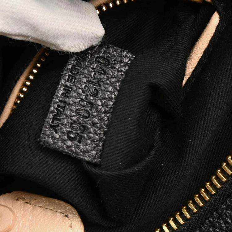Pre Owned Chloe Parary Black Leather  Handbag