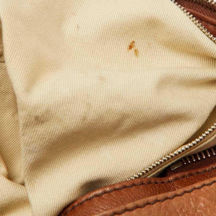 Pre Owned Chloe Brown Leather Medium Paddington Satchel