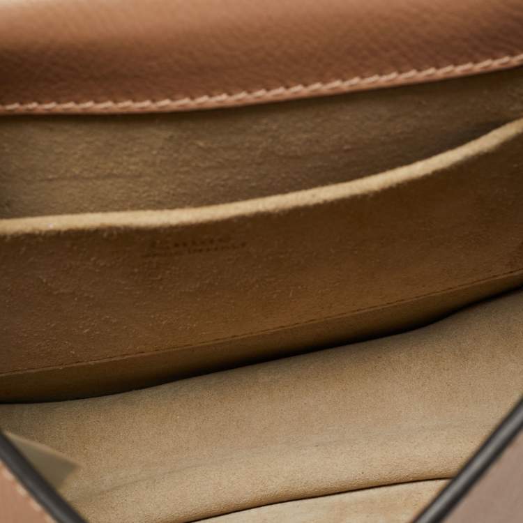 Pre Owned Chloe Beige Leather and Suede Small Nile Bracelet Shoulder Bag