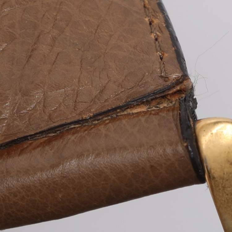 Pre Owned Chloe Brown Leather Carryall Satchel