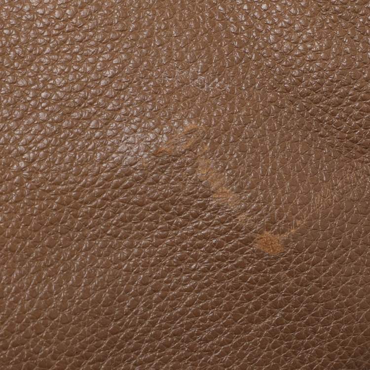 Pre Owned Chloe Brown Leather Carryall Satchel