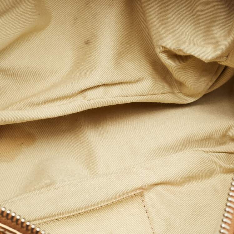 Pre Owned Chloe Gold Leather Paddington Satchel