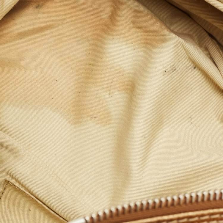 Pre Owned Chloe Gold Leather Paddington Satchel