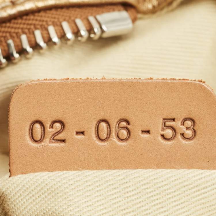 Pre Owned Chloe Gold Leather Paddington Satchel