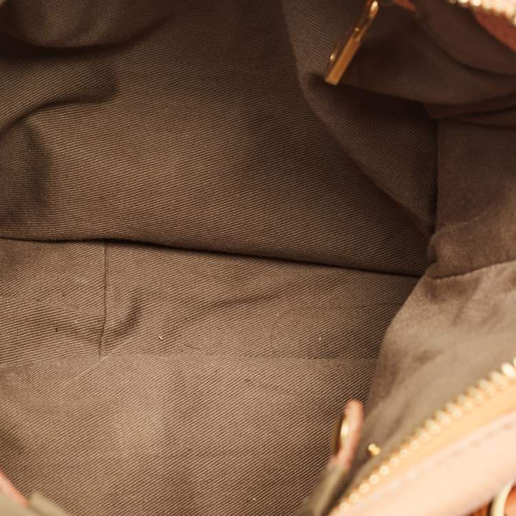 Pre Owned Chloe Peach Leather Medium Marcie Shoulder Bag
