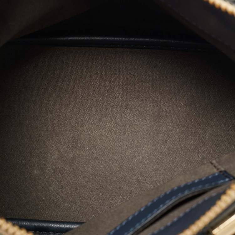 Pre Owned Chloe Bicolor Leather Small Baylee Tote