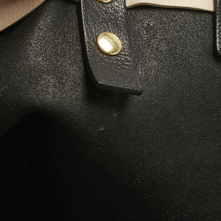 Pre Owned Chloé Black Leather Dylan Shopper Tote