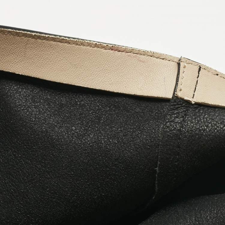 Pre Owned Chloé Black Leather Dylan Shopper Tote