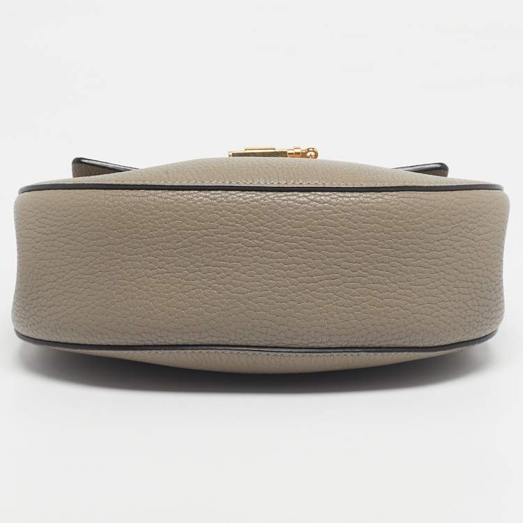 Pre Owned Chloe Grey Leather Medium Drew Shoulder Bag