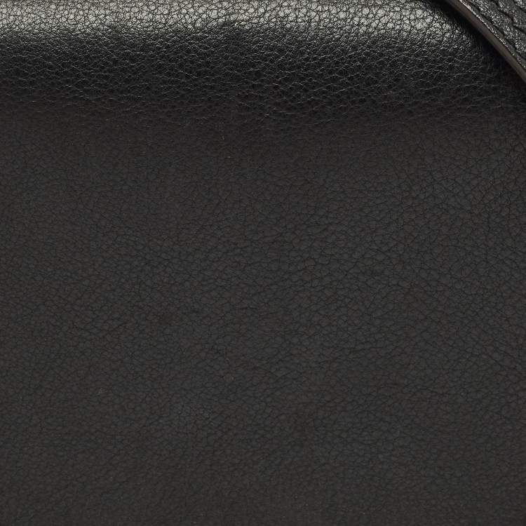 Pre Owned Chloe Black Leather and Suede Small Nile Bracelet Shoulder Bag