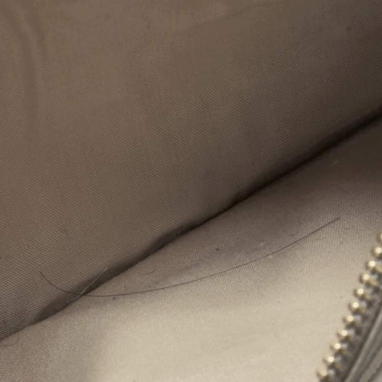 Pre Owned Chloe Grey Leather Mini Tess Crossbody Bag