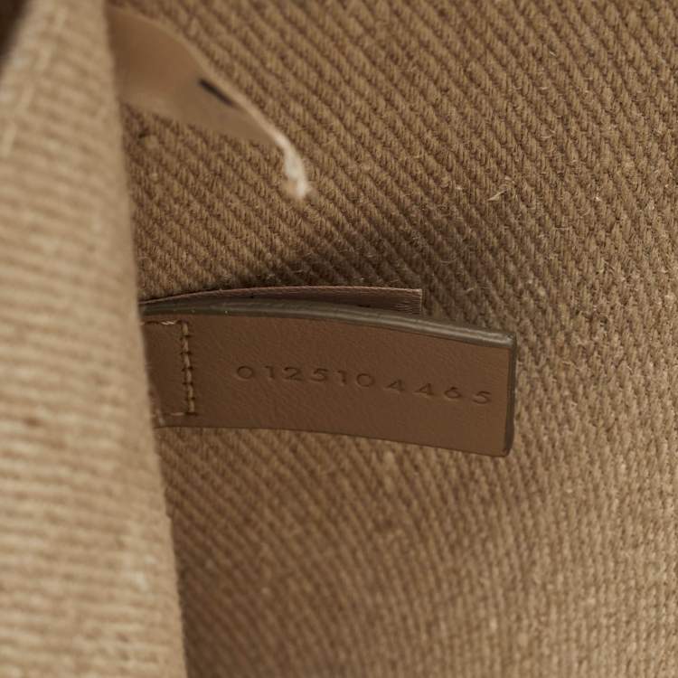 Pre Owned Chloé Beige Canvas Medium Woody Tote