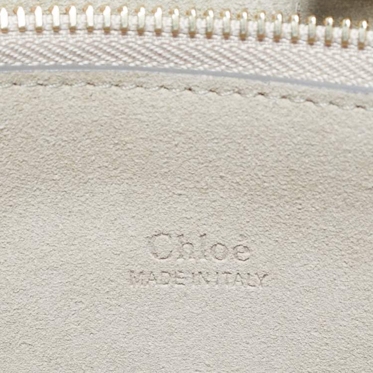 Pre Owned Chloe Tan/Mustard Leather and Suede Faye Medium Shoulder Bag