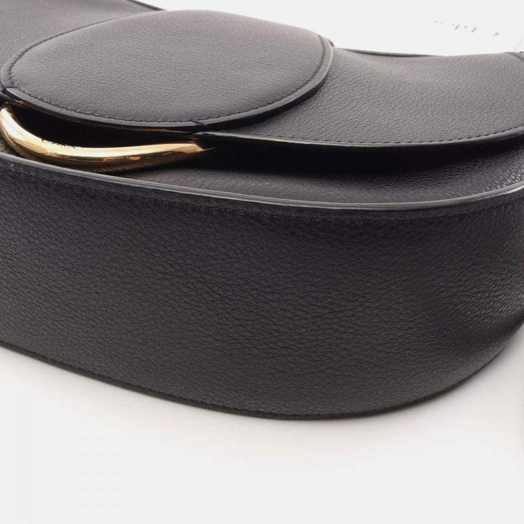 Pre Owned Chloe Ride Shoulder Bag Leather Black
