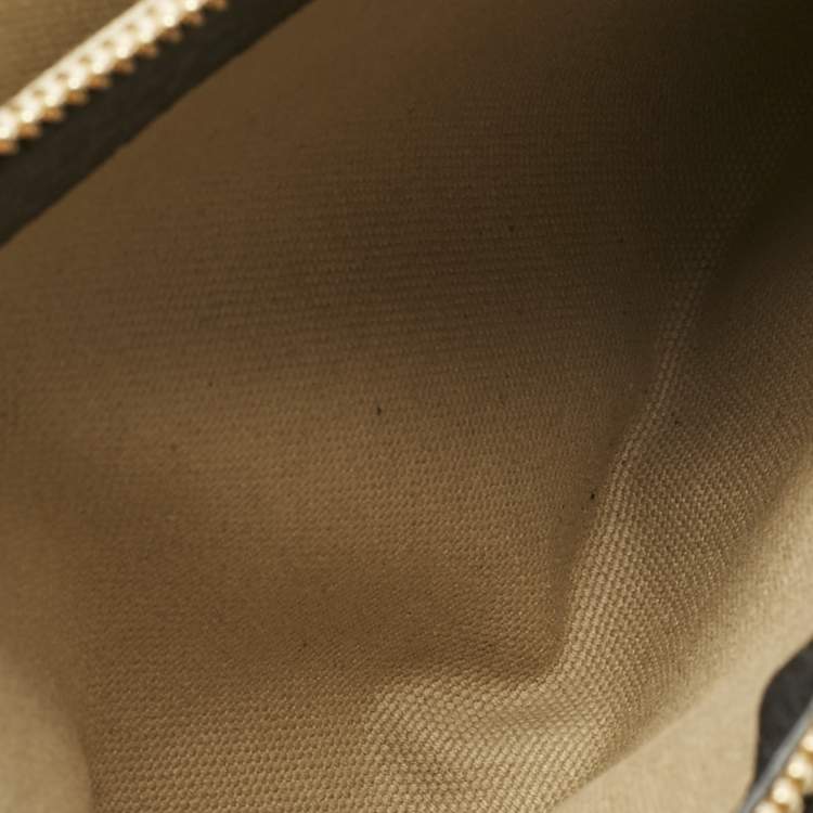 Pre Owned Chloe Black Pebbled Leather Small Bronte Shoulder Bag