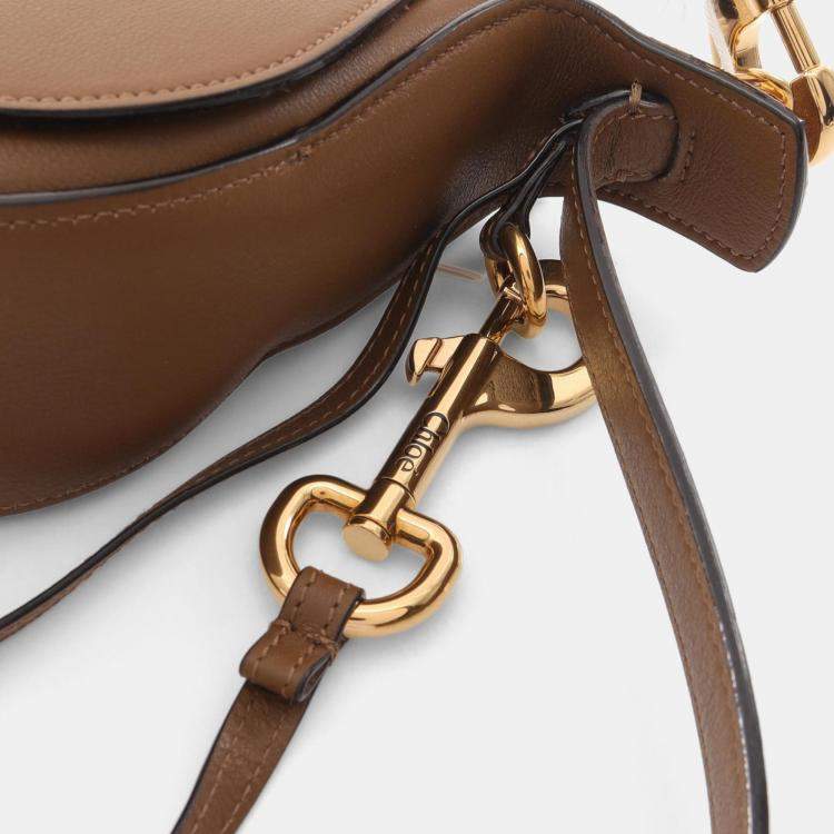 Pre Owned Chloe Ride Shoulder Bag Leather Brown