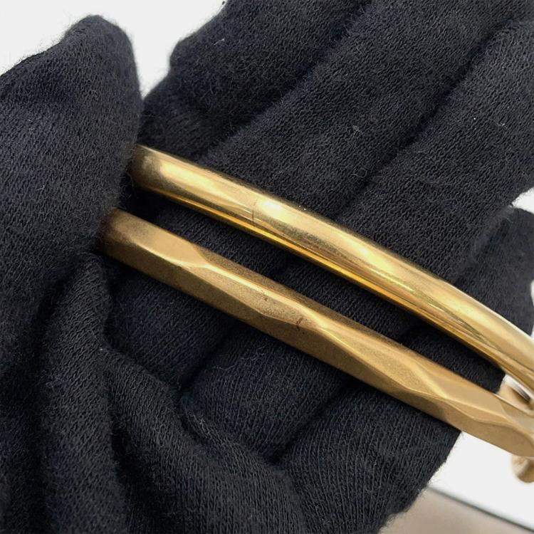 Pre Owned Chloe Nile Minaudiere 2-Way Bag Gray Leather