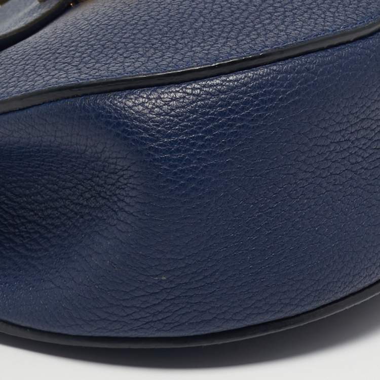 Pre Owned Chloe Navy Blue Medium Drew Shoulder Bag
