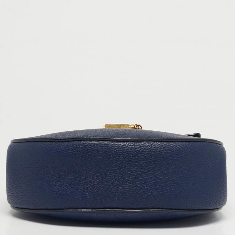 Pre Owned Chloe Navy Blue Medium Drew Shoulder Bag