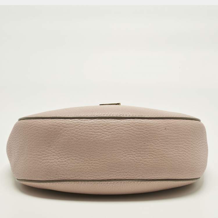 Pre Owned Chloe Pink Leather Medium Drew Shoulder Bag