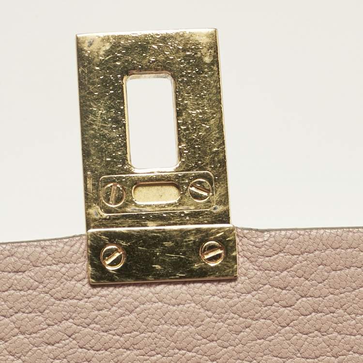 Pre Owned Chloe Pink Leather Medium Drew Shoulder Bag