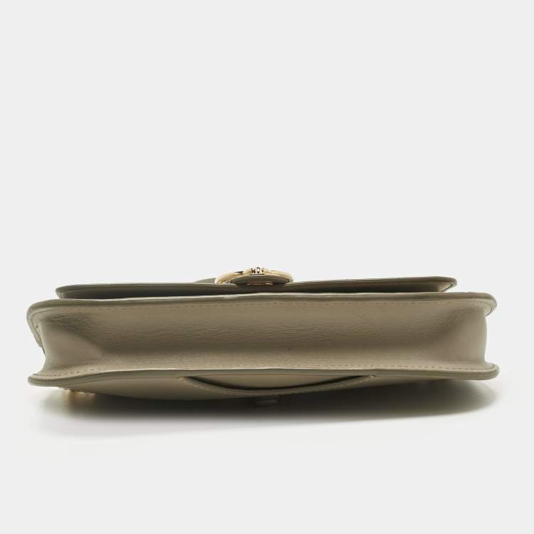 Pre Owned Chloe Beige Leather Tess Crossbody Bag