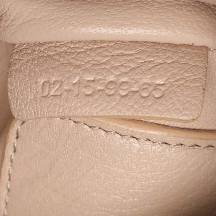 Pre Owned Chloe Turquoise Leather Mini Elsie Crossbody Bag