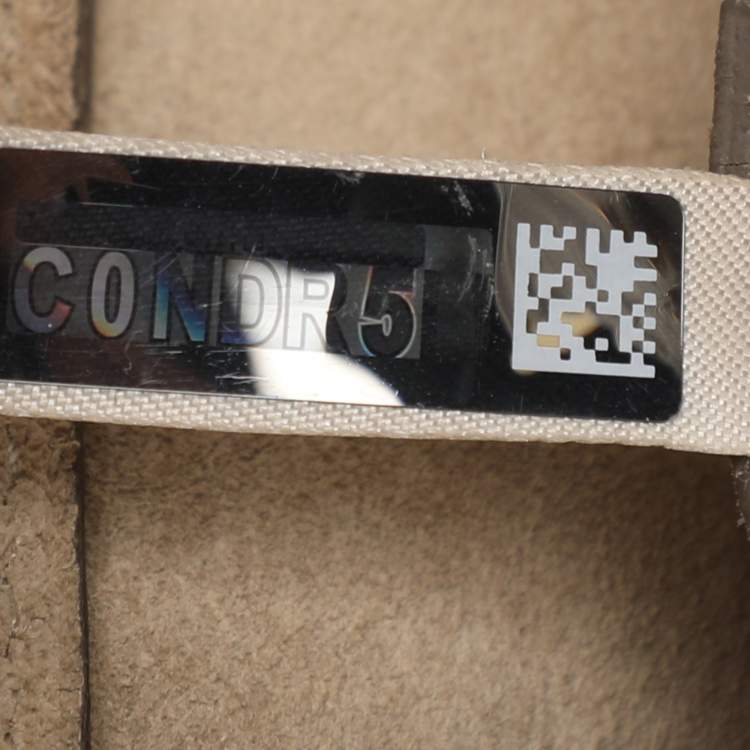 Pre Owned Chloe Grey Leather and Suede Small Pixie Round Crossbody Bag