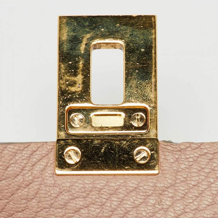 Pre Owned Chloe Beige Leather Small Drew Chain Shoulder Bag