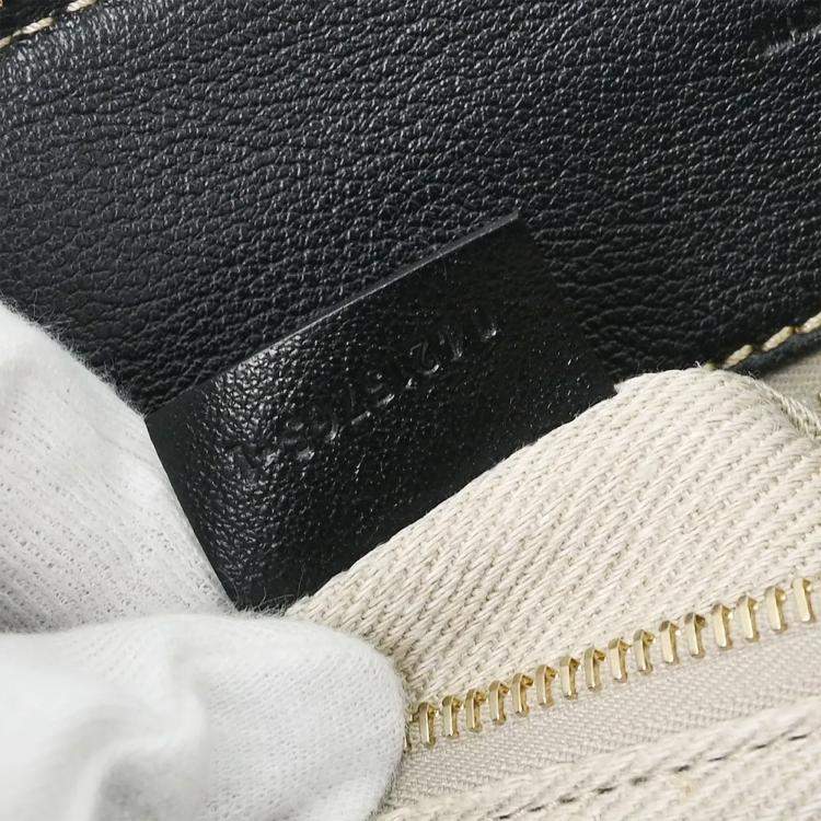 Pre Owned Chloe Black Edith 2way Handbag