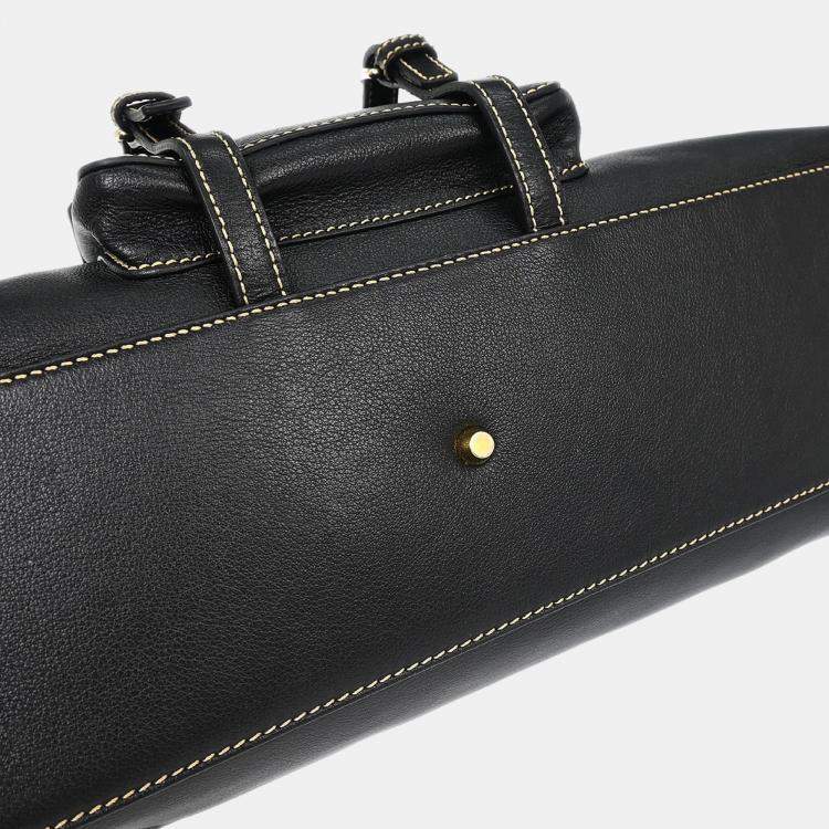 Pre Owned Chloe Black Edith 2way Handbag