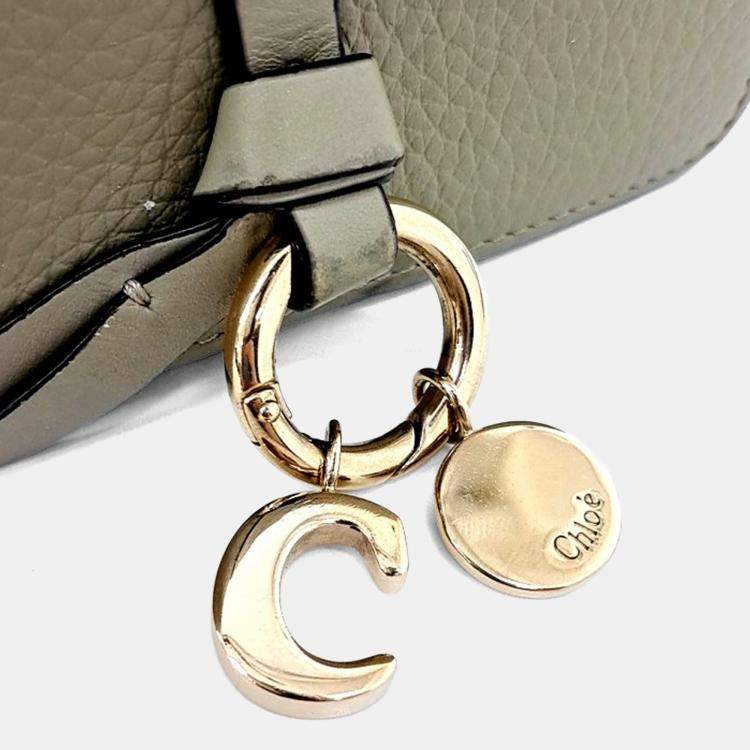 Pre Owned Chloe Green Leather card wallet