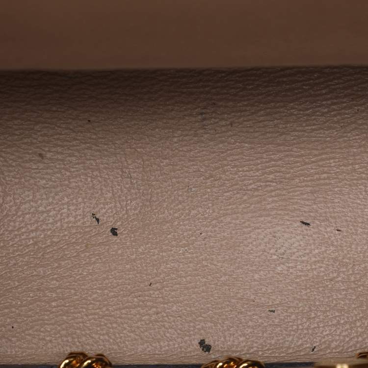 Pre Owned Chloe Elsie Small Blue Leather Shoulder Bag