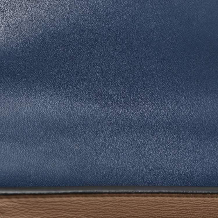 Pre Owned Chloe Elsie Small Blue Leather Shoulder Bag