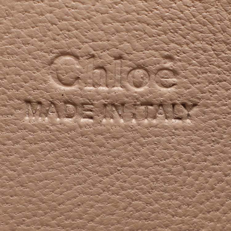 Pre Owned Chloe Elsie Small Blue Leather Shoulder Bag
