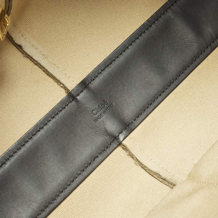 Pre Owned Chloé Cate Black Leather Tote