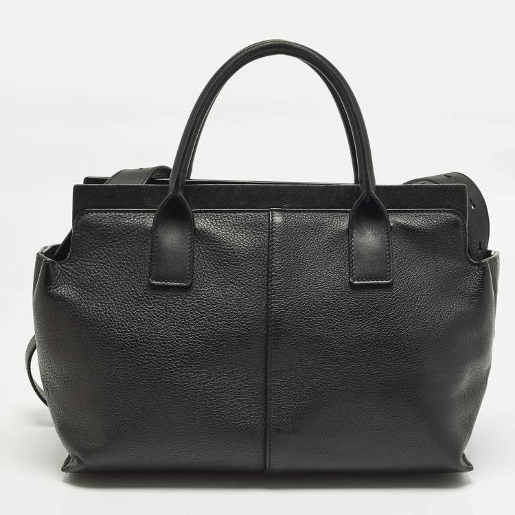 Pre Owned Chloé Cate Black Leather Tote