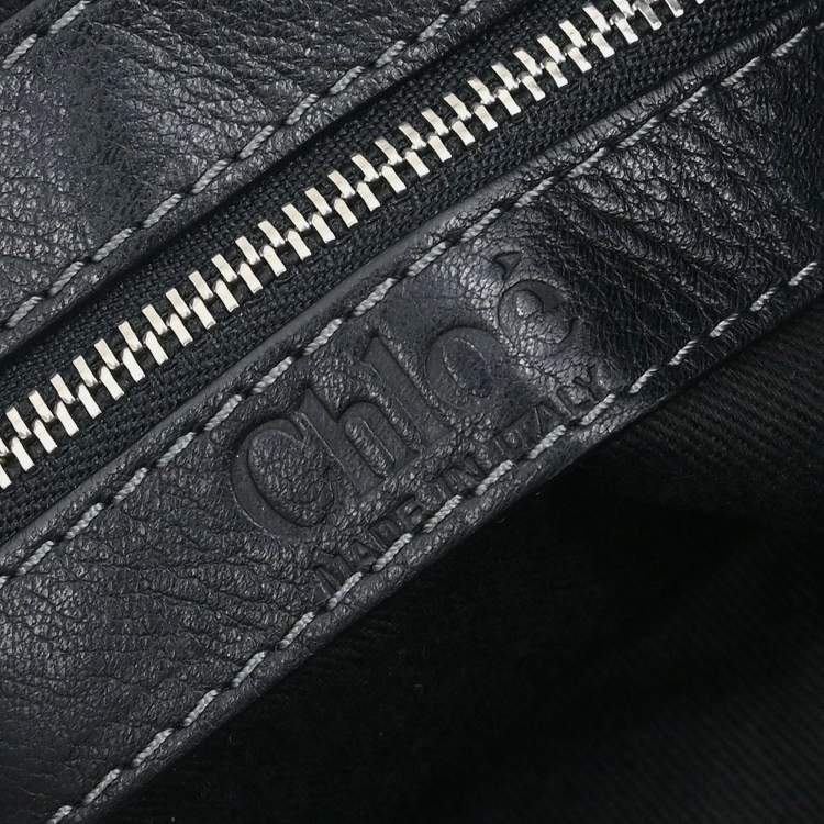 Pre Owned Chloe Paddington Mini Black Leather Shoulder Bag