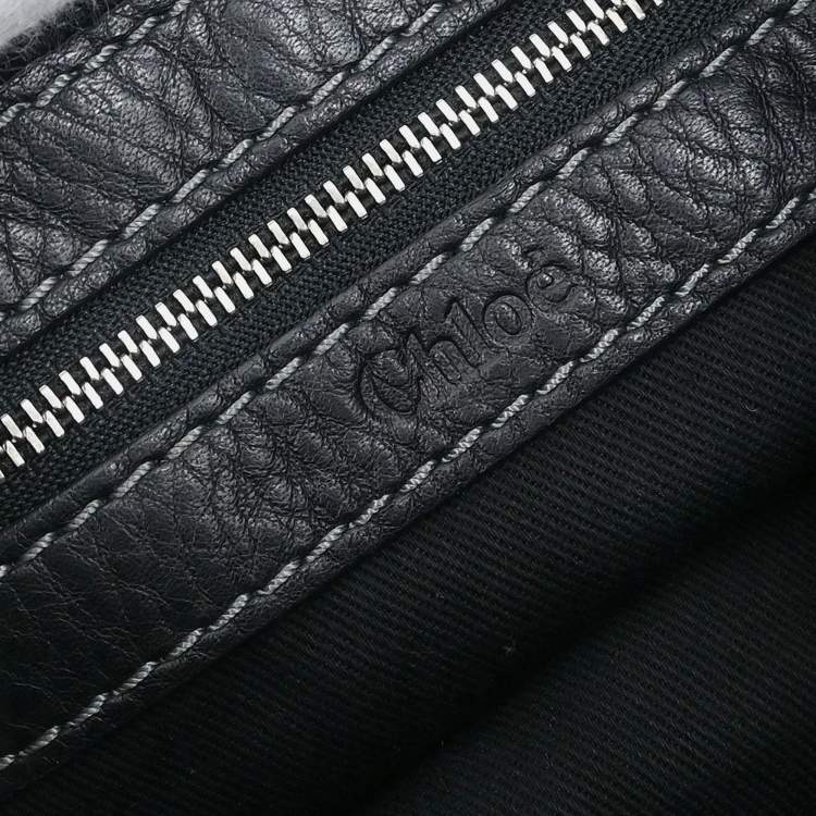 Pre Owned Chloe Paddington Mini Black Leather Shoulder Bag