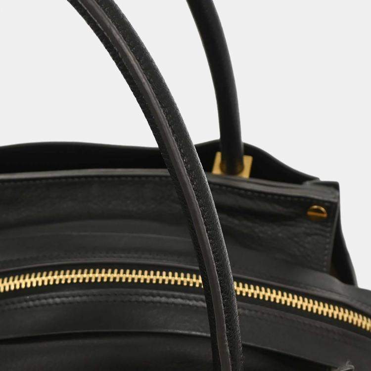 Pre Owned Chloe Dree Black Leather Shoulder Bag