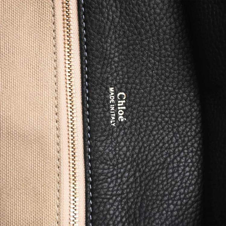 Pre Owned Chloe Dree Black Leather Shoulder Bag