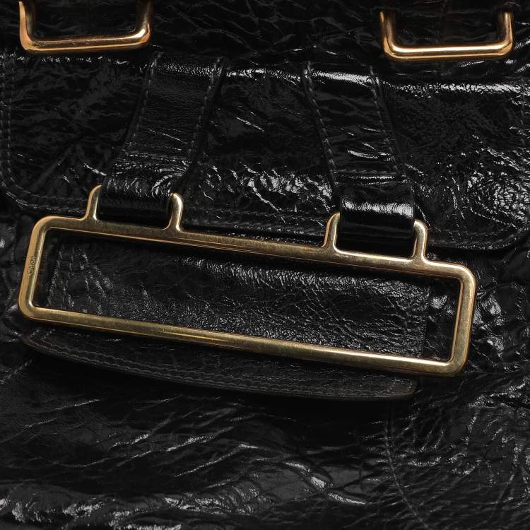 مملوكة مسبقًا Chloe Black Patent Leather Tote