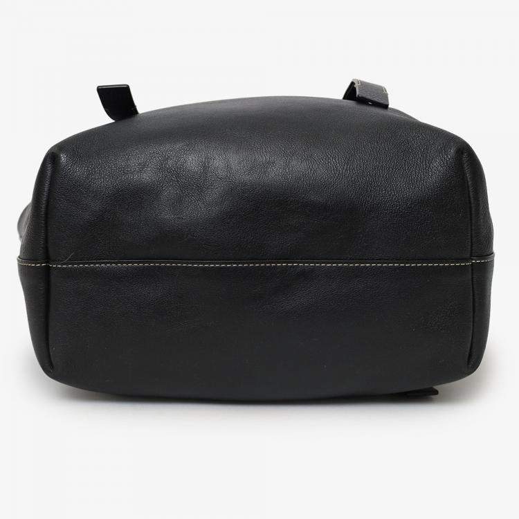 Pre Owned Chloe Black Darryle Tote Bag