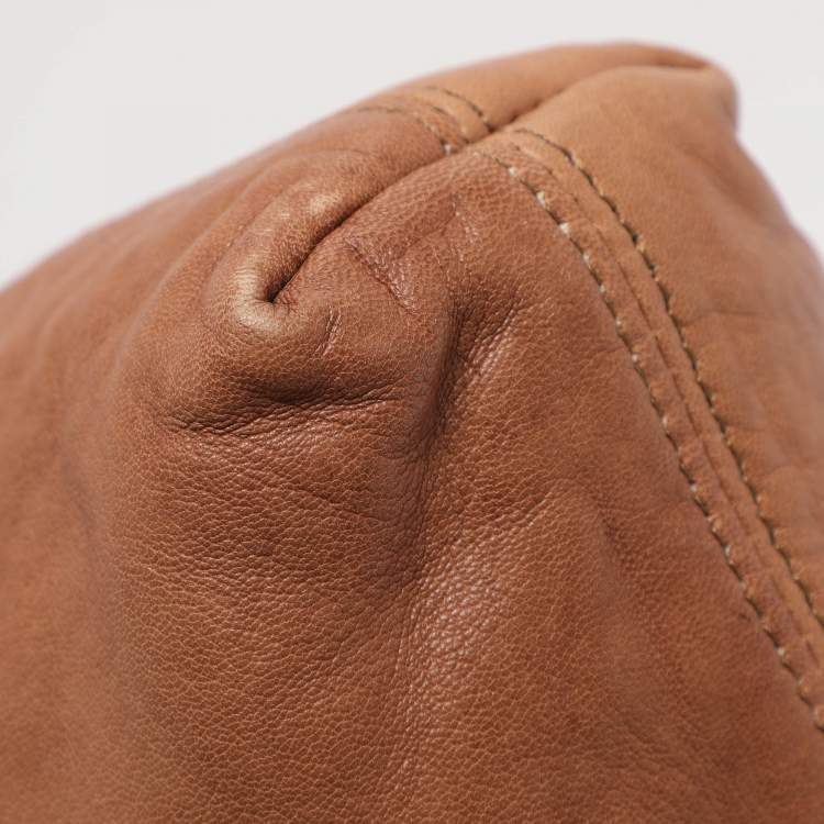 Pre Owned Chloe Beige Leather Frame Shoulder Bag