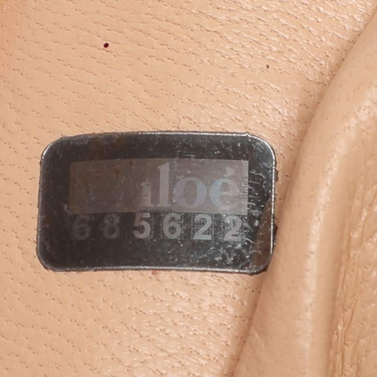 Pre Owned Chloé Elsie Medium Pink Leather Shoulder Bags