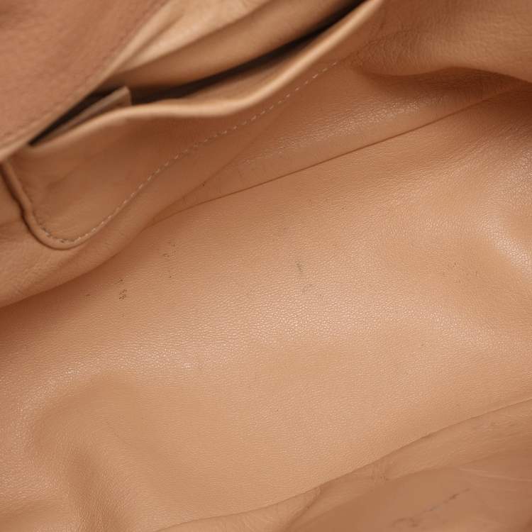 Pre Owned Chloé Elsie Medium Pink Leather Shoulder Bags